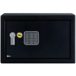 Seif cu cifru pentru bani Yale Home YSV/200/DB1, închidere electronică, montaj pe perete, 200x310x200 mm, 5,8 kg