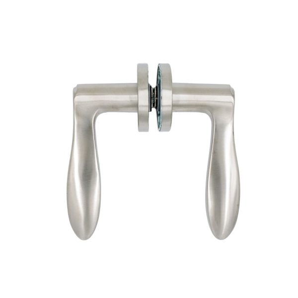 Mâner ușă din inox 35-SS04-8x8-GU-HO-61, model Giulia, fără rozete - imagine 3