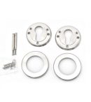 Set rozete 35-ZX-CE-22-50, funcție cilindru, finisaj nichel satinat