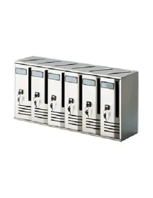 Cutie poștală CUBO 6 argintiu Allubox