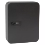 Cutie chei cu cifru Yale YKB/540/CB2, 46 chei, cifru 3 cifre, montaj perete, metal negru, 300x240x80 mm