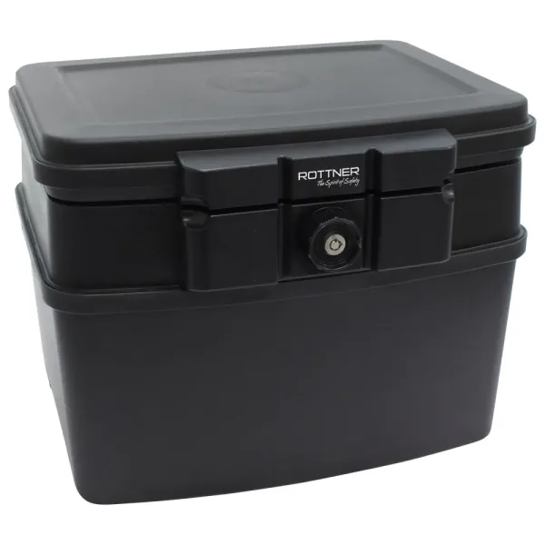 Casetă Antifoc Rottner Fire Data Box 3 Închidere pe Cheie Neagră