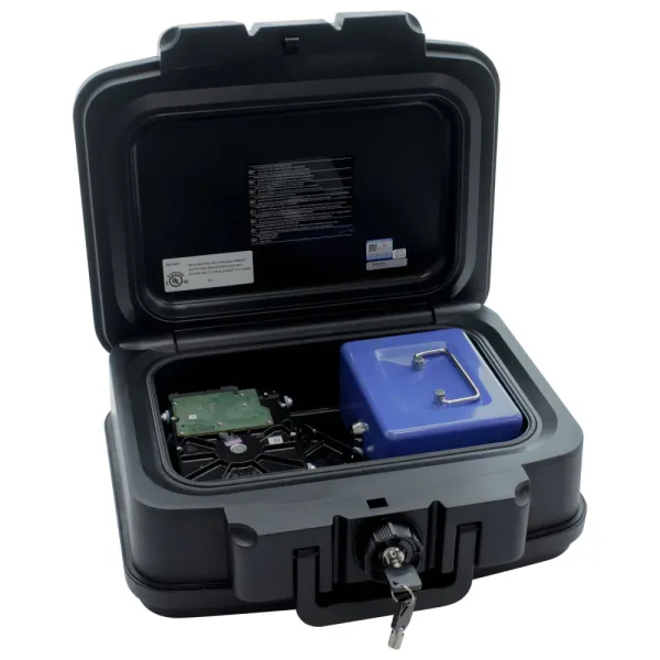 Casetă Antifoc Rottner Fire Data Box 1 Închidere pe Cheie Neagră