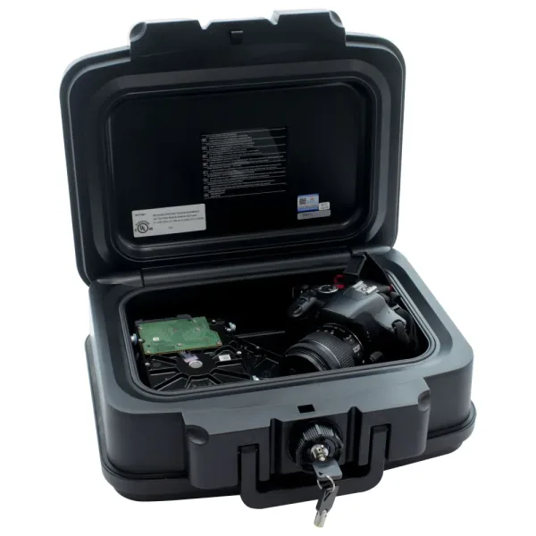 Casetă Antifoc Rottner Fire Data Box 1 Închidere pe Cheie Neagră - imagine 4