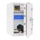 Seif Antifoc și Antiefracție Rottner Atlas Fire 65 EN1 Închidere Electronică Alb