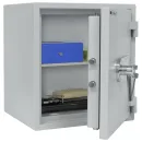 Seif Antifoc și Antiefracție Rottner Opal Fire Premium OPD 55 EN1 Închidere Cheie Gri Deschis