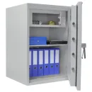 Seif Antifoc și Antiefracție Rottner Opal Fire Premium OPD 85 EN1 Închidere Cheie Gri Deschis
