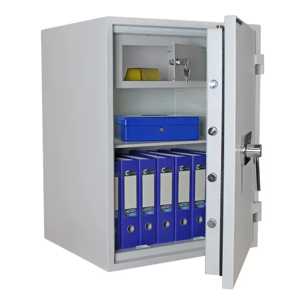 Seif Antifoc și Antiefracție Rottner Opal Fire OPD 85 Premium EN1 Închidere Electronică Gri - imagine 3