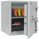 Seif Antifoc și Antiefracție Rottner Opal Fire Premium OPD 55 EN1 Închidere Cheie Gri Deschis