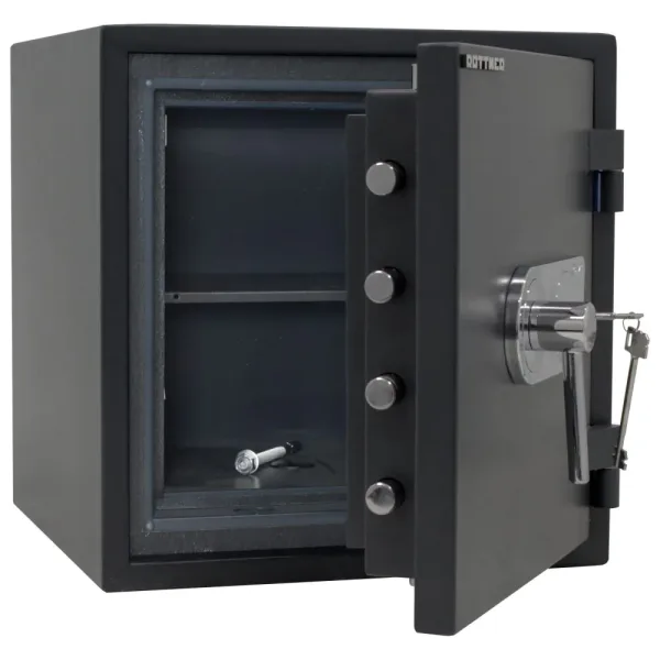 Seif Antifoc și Antiefracţie Rottner Fire Profi 50 Premium EN1 Închidere Cheie Antracit - imagine 2