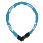 Antifurt bicicletă cu lanț și cifru Abus Tresor 1385/85, 85 cm, aqua