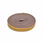 Bandă de etanșare pentru ferestre, 6 m x 9 mm, maro, pentru PVC, lemn și aluminiu