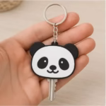 Breloc cu husă pentru cheie, model Panda