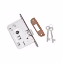 Broască îngropată ușă interior Yale, 43×72 mm, cheie, culoare maro