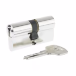 Butuc ușă Yale seria 1350+, 35x40 mm, 5 chei amprentă, profil european, nichel satinat