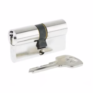Butuc siguranță Yale, seria 1350+, 5 chei amprentă, 35×40 mm, finisaj nichel satinat