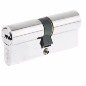 Butuc siguranță Yale, seria 1350+, 5 chei amprentă, 40×40 mm, finisaj nichel satinat