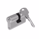 Butuc siguranță Yale, seria 1350+, 5 chei amprentă, 40×50 mm, finisaj nichel satinat