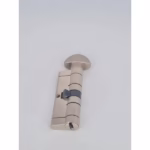 Butuc ușă metalică cu buton Mottura C28, 31x41 mm, cheie la exterior