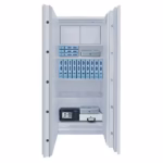 Dulap antifoc și antiefracție pentru birou Rottner Office 3 Fire Premium S2, cifru mecanic, 60 min foc, 1950x940x585 mm, 550 kg