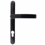 Mâner PVC, Yale 35-A023-2P-85-5601, Culoare negru, Interax 85mm