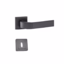 Mâner ușă negru rozetă cheie Bologna 35-ZR-8×8-A003-KT-56-61