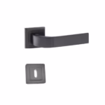 Mâner ușă negru rozetă cheie Bologna 35-ZR-8x8-A003-KT-56-61