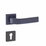 Mâner ușă negru rozetă cilindru Bologna 35-ZR-8x8-A003-CE-56-61