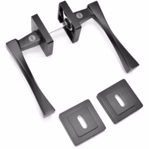 Mâner ușă negru Verona cheie 35-ZR-8×8-A001-KT-56-61