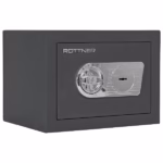 Seif mic pentru bani certificat Rottner Toscana 26 EN1, închidere cu cheie, 270x370x280 mm, 33 kg, antracit