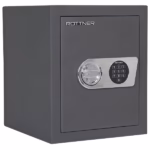 Seif pentru bani certificat Rottner Toscana 50 EN1, cifru electronic, 420x350x380 mm, 50 kg, antracit