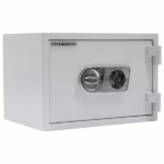 Seif antifoc pentru bani Rottner Opal Fire Premium OPD 35 EN1, închidere cu cheie, 30 min foc, 340x500x345 mm, 97 kg, gri deschis