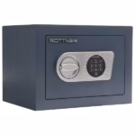 Seif mic pentru bani certificat Rottner Samoa 26 EN0, cifru electronic, 270x370x280 mm, 24,5 kg, antracit