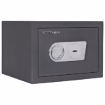 Seif mic pentru bani Rottner Toscana 40 EN1, certificat EN 1143-1, închidere cu cheie, 300x420x390 mm, 46 kg