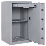 Seif certificat antiefracție EN1 Rottner Pearl 75, închidere electronică, 750x435x393 mm, 167 kg, gri