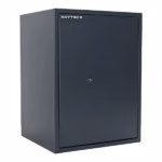 Seif pentru bani certificat S2 Rottner Power Safe 600, închidere cu cheie, 600x445x400 mm, 50 kg, antracit