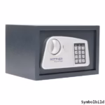 Seif ascuns în mobilă pentru bani Rottner Atlantis Mini, închidere electronică, antracit