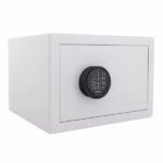 Seif ascuns în mobilă pentru bani Rottner HomeStar B300, închidere electronică, alb