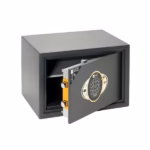 Seif pentru bani Mottura KE-130, închidere electronică cu PIN, montaj pe perete sau podea, 235x355x230 mm, 35 kg