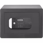 Seif smart pentru bani Yale YSS/250/EB1, închidere electronică, control din aplicație prin Bluetooth, 250x350x250 mm, 12,1 kg