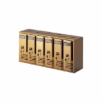 Set cutii poștale Allubox CUBO 6, aluminiu eloxat, închidere cu cheie, bronz