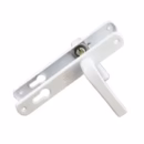 Set mânere ușă PVC, interax 85 mm, culoare alb