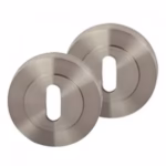 Set rozete metalice pentru uși 35-ZX-QE-09-50, funcție cheie, finisaj alama antiq