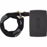 Antifurt bicicletă cu alarmă Abus Alarmbox 2.0 + lanț ACH 6KS/100, alarmă 100 dB, senzor 3D, lanț 100 cm