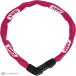 Antifurt bicicletă cu lanț și cifru Abus Tresor 1385/85, 85 cm, coral