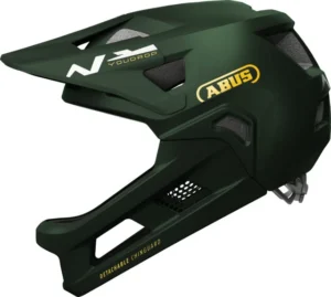 Cască integrală copii MTB Abus YouDrop FF moss green S
