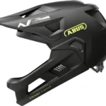Cască integrală full face copii MTB Abus YouDrop FF, bărbie detașabilă, mărime S 48-55 cm, 430-440 g, Velvet Black