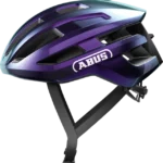 Cască bicicletă șosea și gravel Abus PowerDome, aerodinamică, 17 orificii, fabricată în Italia, mărime L, Flip Flop Purple