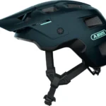 Cască bicicletă MTB Abus MoDrop, mărime M, 310 g, EN 1078, vizieră detașabilă, Midnight Blue