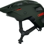 Cască bicicletă MTB Abus MoDrop, mărime L, 310 g, EN 1078, vizieră detașabilă, Pine Green
